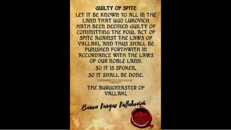 Guilty of Spite | PDF