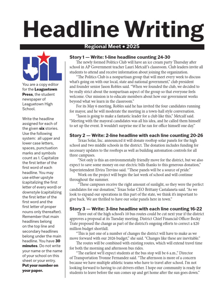 Headline StudyPacket R 25 | PDF | Adjective | Phrase