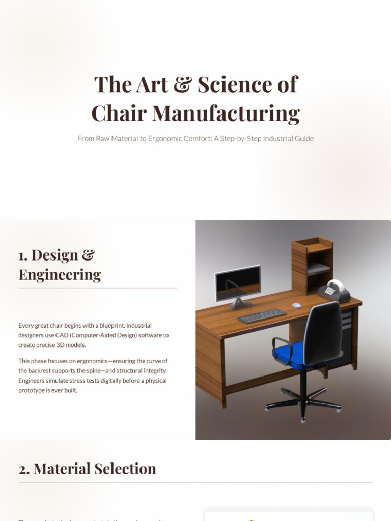 Chair Manufacturing Process | PDF
