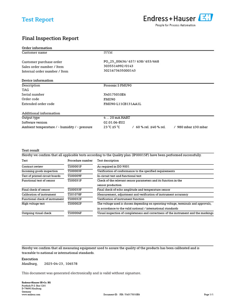 X40175010E6-71423632-53770395 | PDF | Verification And Validation ...