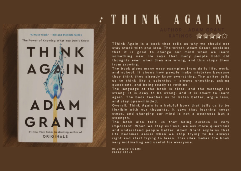 Think Again | PDF