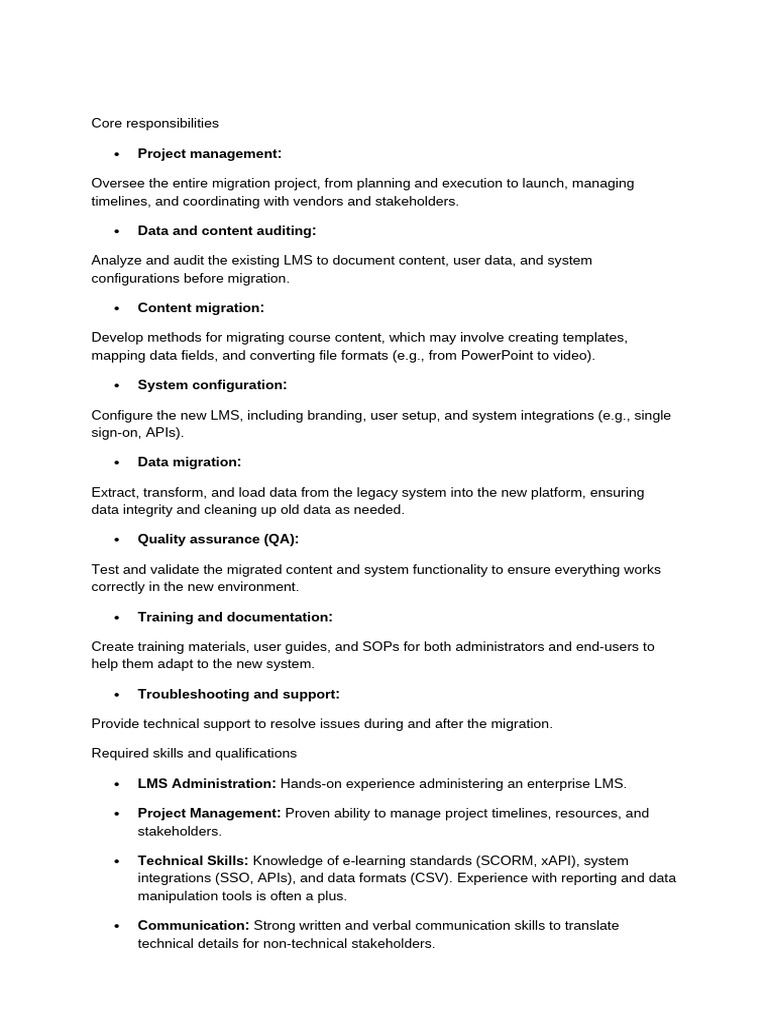 LMS Key Factor | PDF