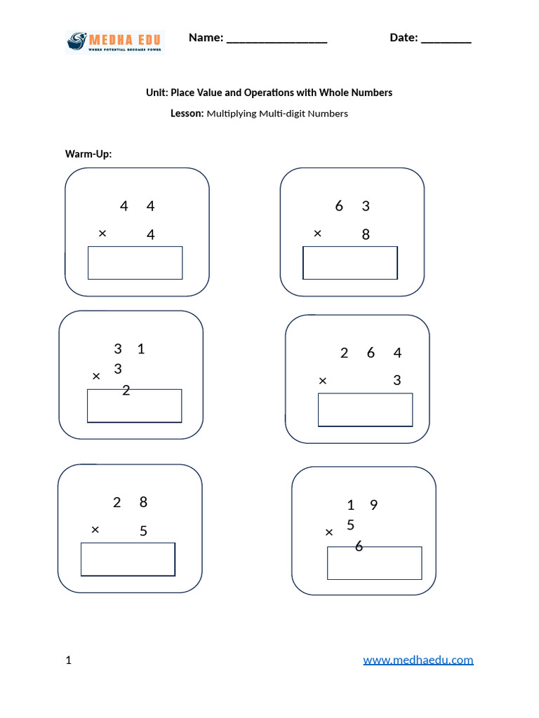 Grade 5 Lesson 3 New | PDF | Multiplication | Mathematics