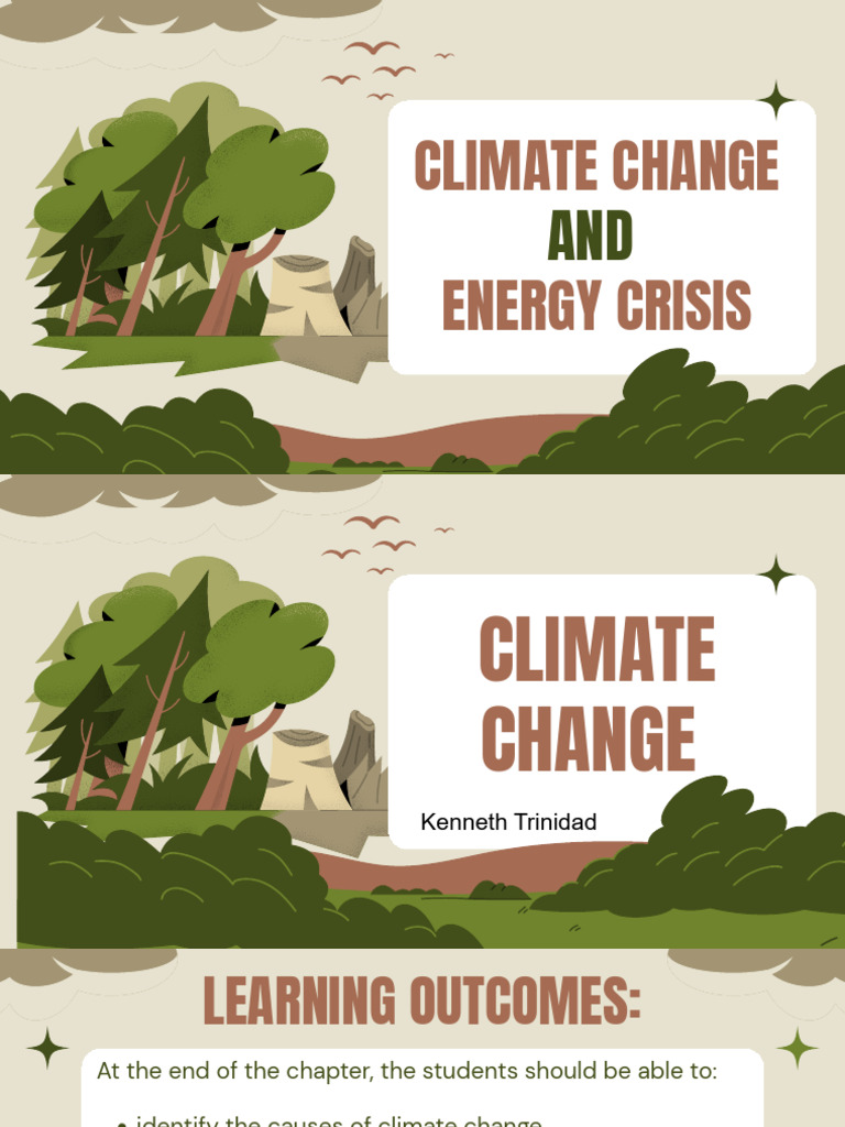 Climate Change and Energy Crisis | PDF