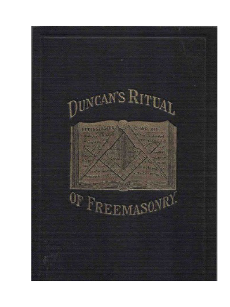 (Ebook) Duncan’s Masonic ritual and monitor : or, Guide to the three ...
