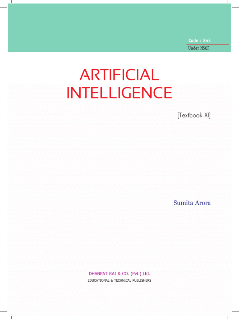Artificial Intelligence - Class XI | PDF | Machine Learning ...