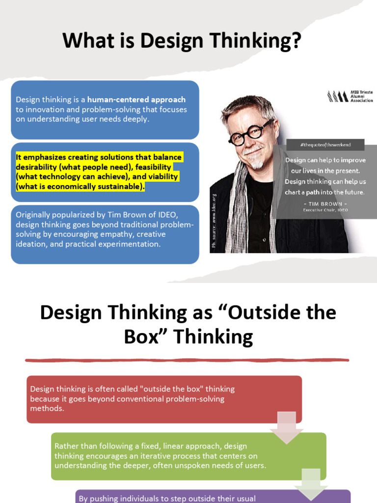 A. What Is Design Thinking | PDF