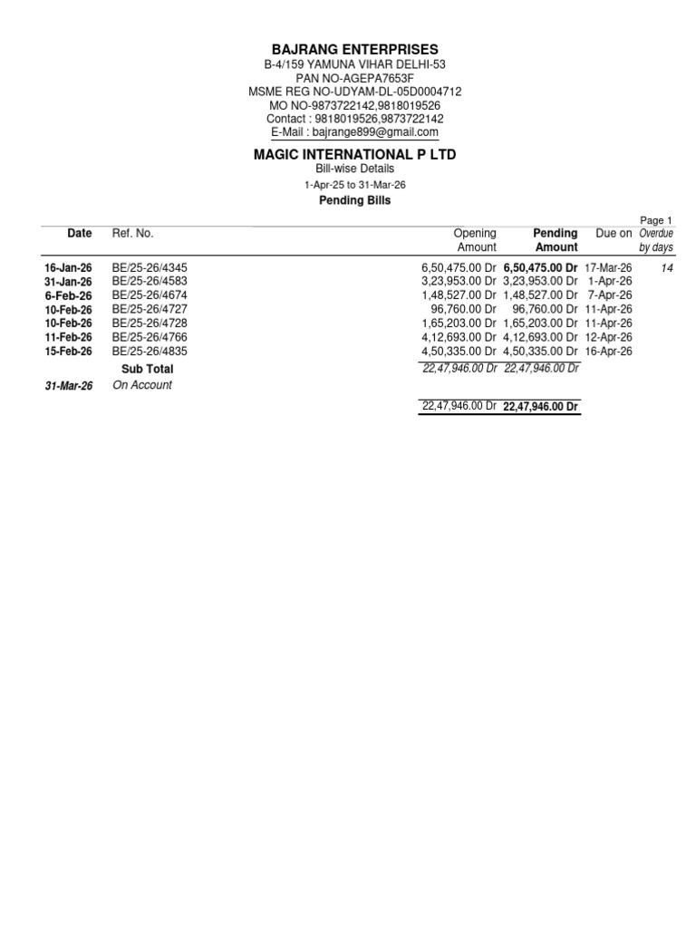Bill | PDF
