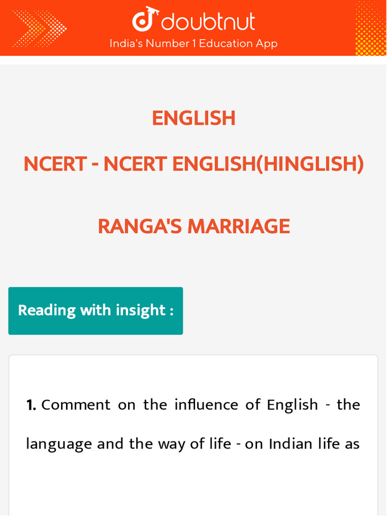 7 Rangas Marriage | PDF