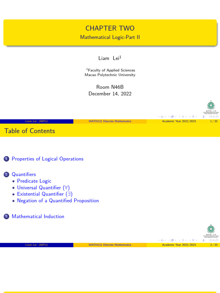 Chapter2 Part2 | PDF | Variable (Mathematics) | Logic