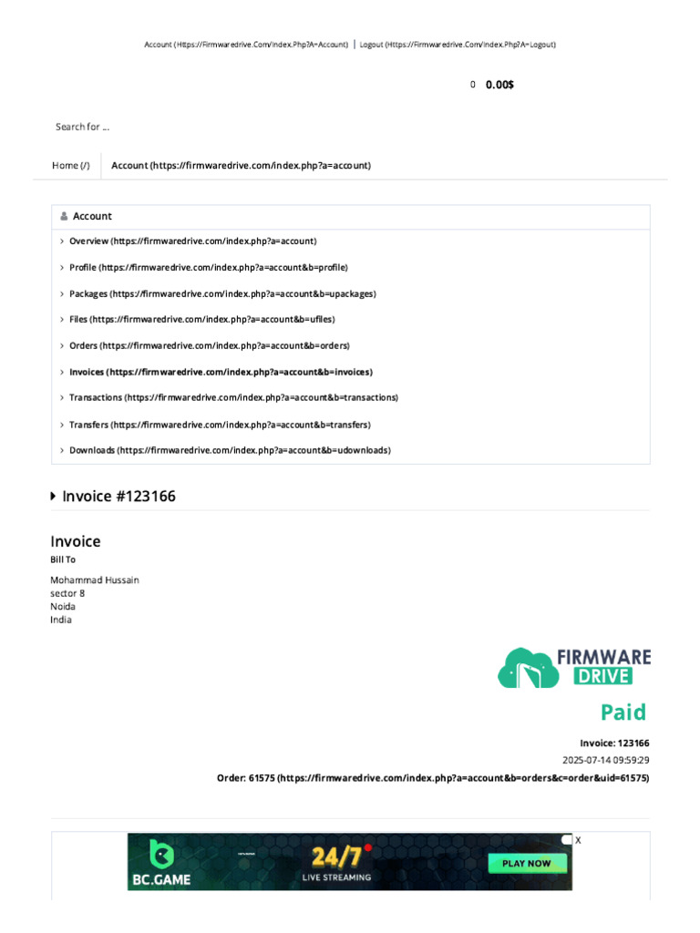Invoices - Firmware Drive | PDF | Invoice