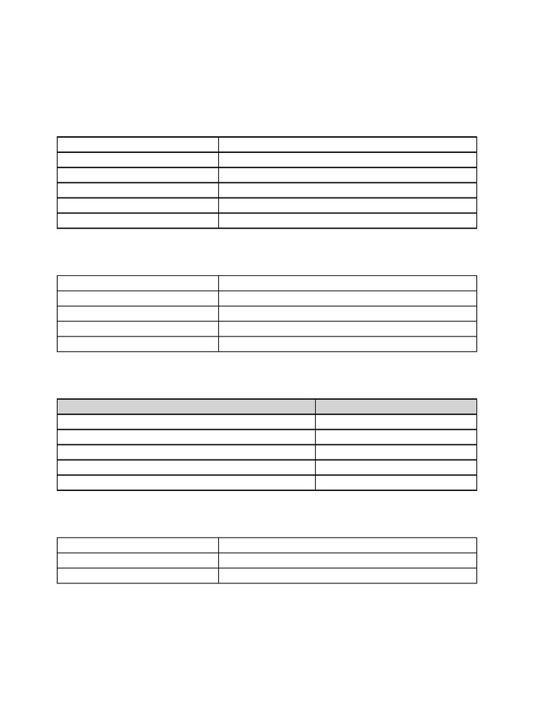 Sample Price Sheet Template | PDF