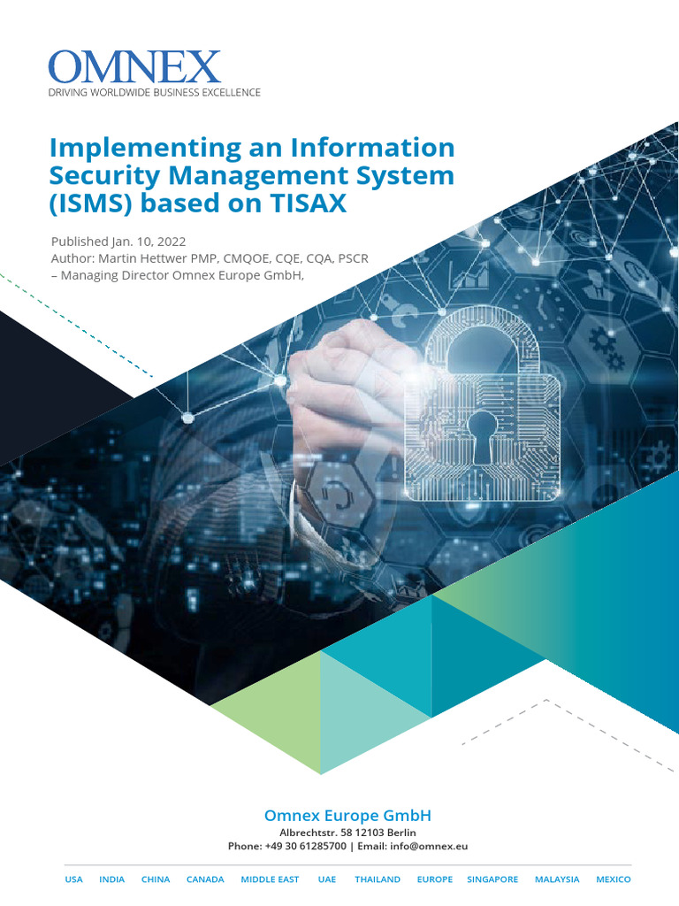 TISAX IATF Whitepaper | PDF | Information Security | Business