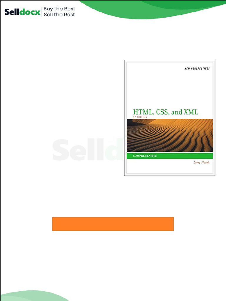 Test Bank Getting Started With HTML5 4e Carey | PDF | Fear | Water