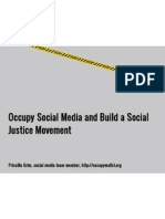 Occupy Social Media and Build a Social Justice Movement