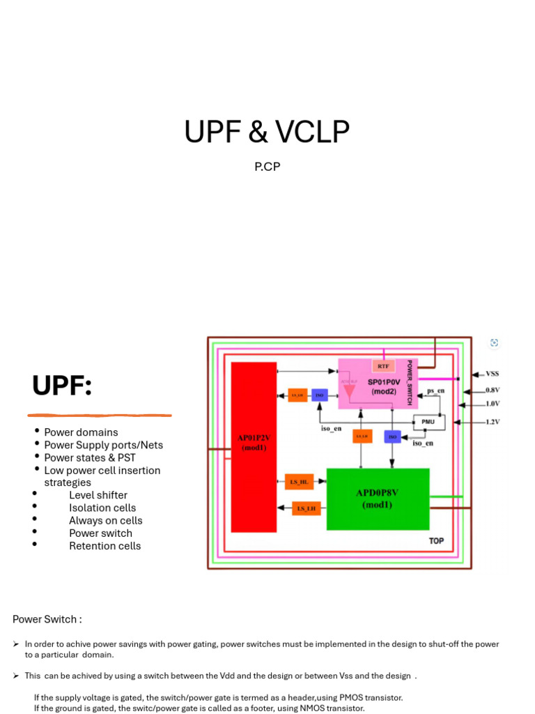 Upf & VCLP | PDF | Electronic Circuits | Computer Engineering