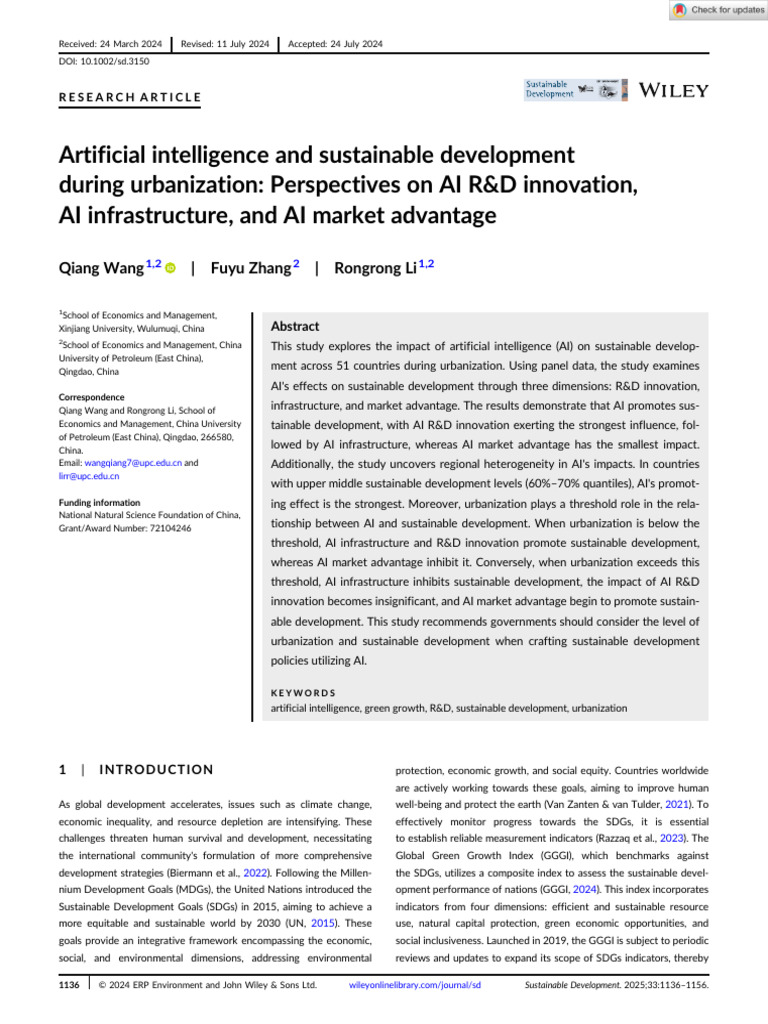 AI R&D | PDF | Sustainability | Artificial Intelligence