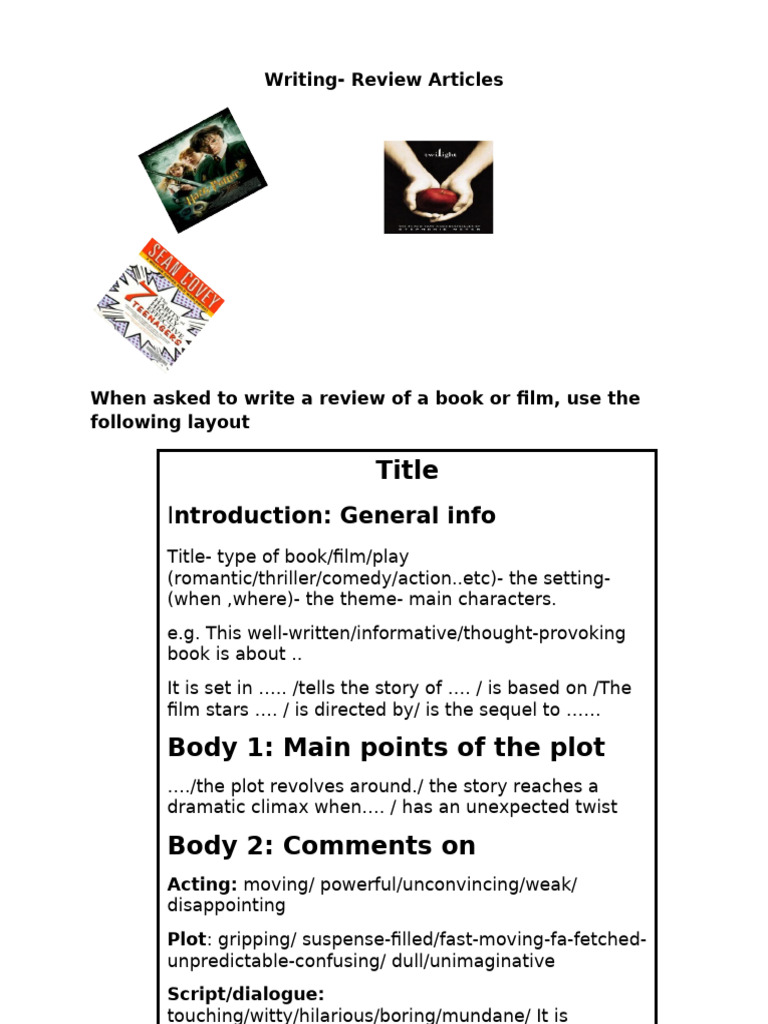 Writing Review - Book | PDF