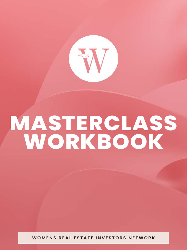 MasterClass Workbook | PDF