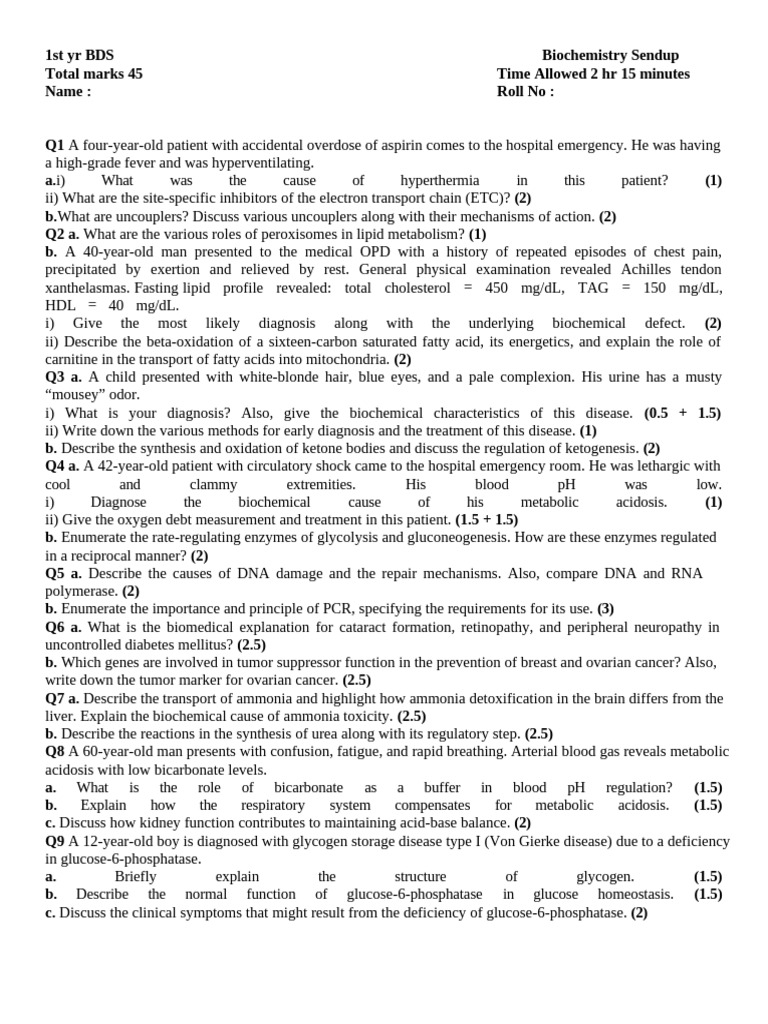 bds sendup 2024 with key seq | PDF | Electron Transport Chain ...