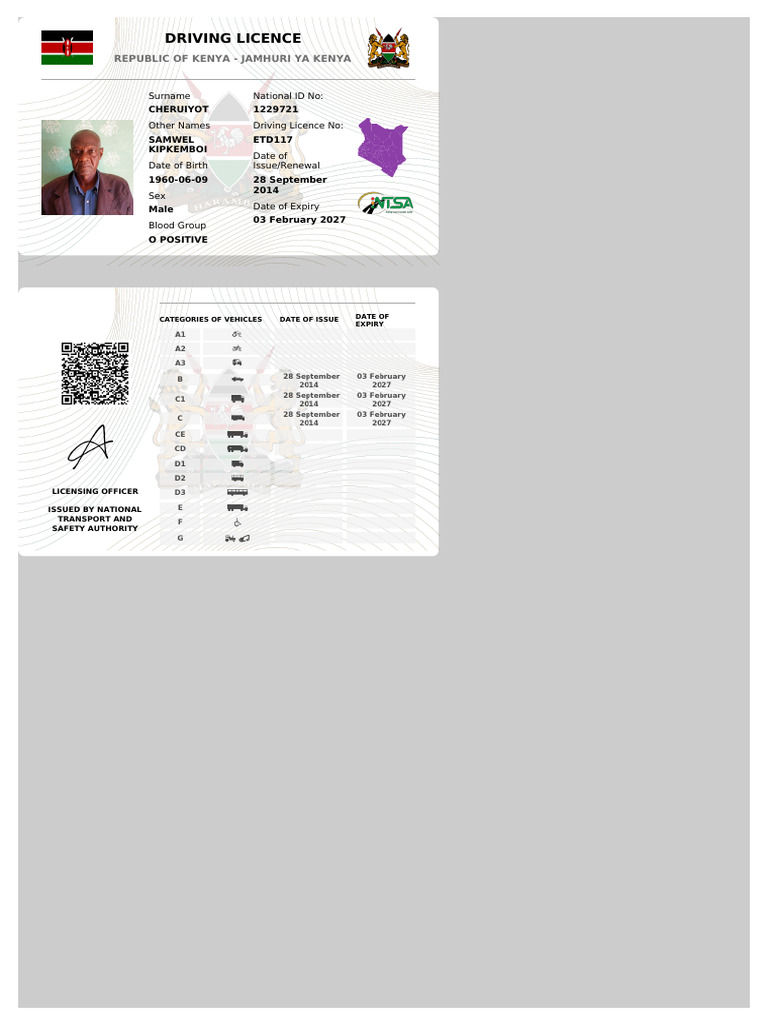 3O2ULAMZA-Electronic Driving License | PDF