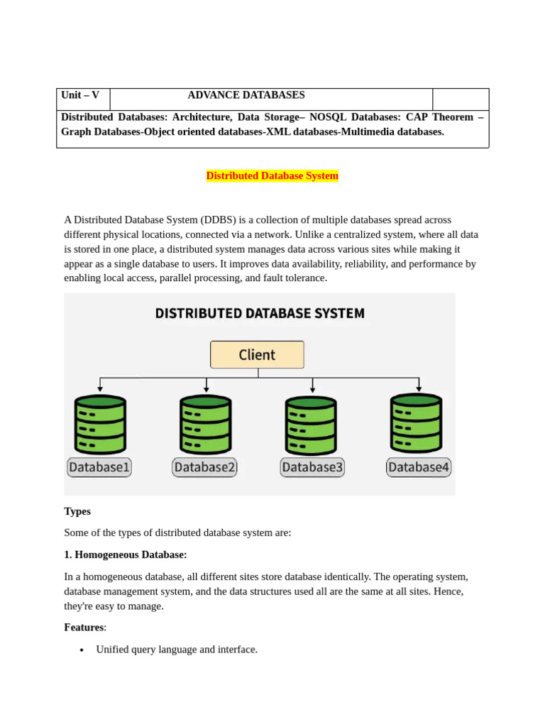 Unit 5 | PDF | No Sql | Databases