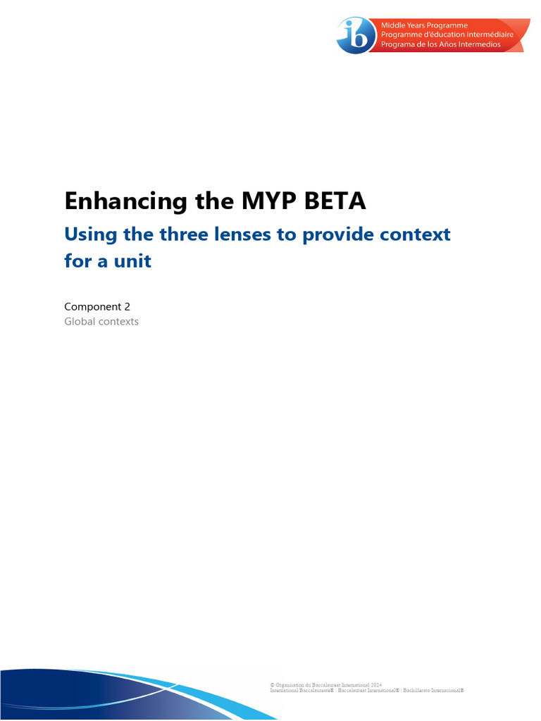 Using the Three Lenses to Provide Context | PDF | Human Communication ...