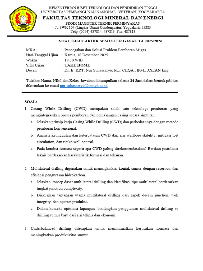 Soal Uas PSPPM (s2) Desember 2025 | PDF