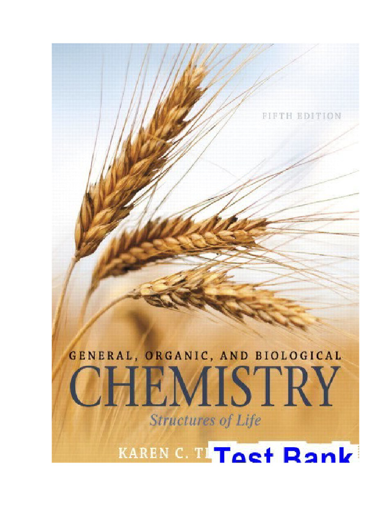 General Organic and Biological Chemistry Structures of Life 5th Edition ...