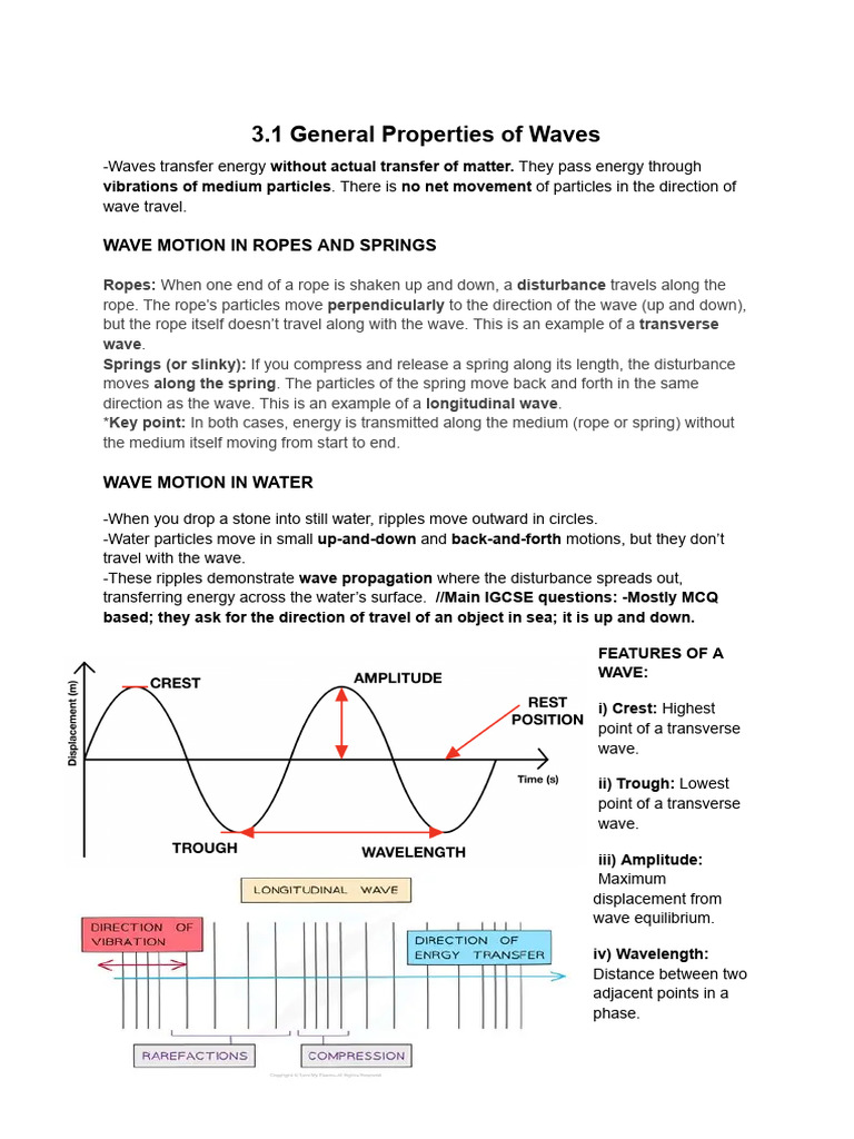 Waves | PDF | Waves | Reflection (Physics)