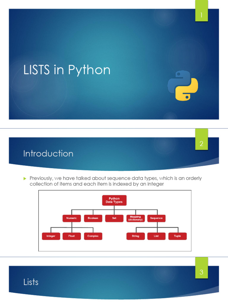 2.8 Lists | PDF | String (Computer Science) | Data Type