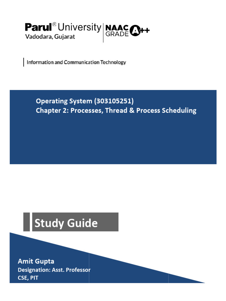 UNIT-2 | PDF | Thread (Computing) | Process (Computing)