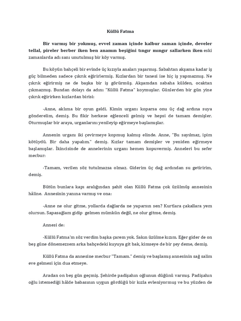 Küllü Fatma | PDF