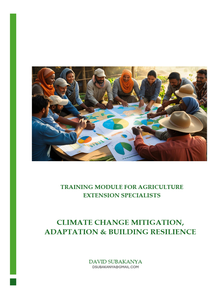 Climate Change Mitigation Adaptation & Resilience Building - Training ...