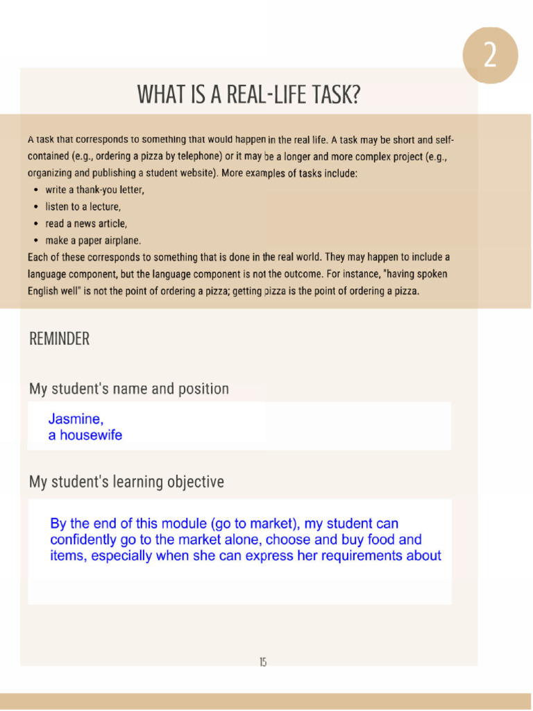Session 3 - Workbook Task Page 15-16 | PDF