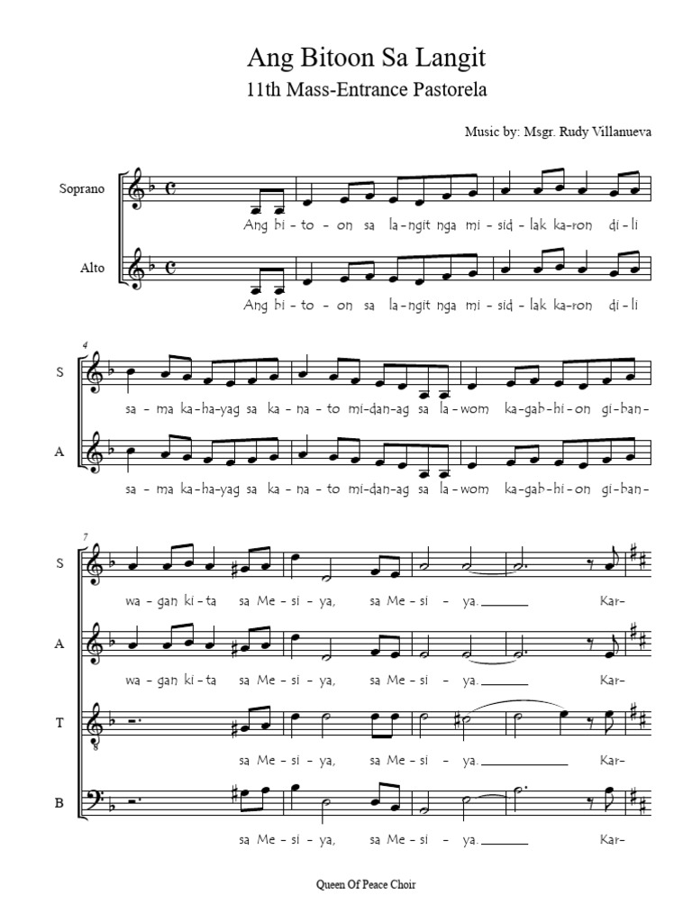 Ang Bitoon Sa Langit | PDF