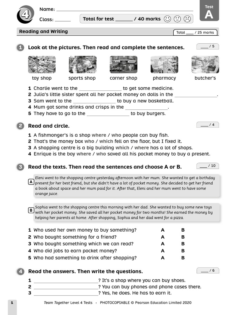 TT4_Tests_Unit_4A (1) | PDF