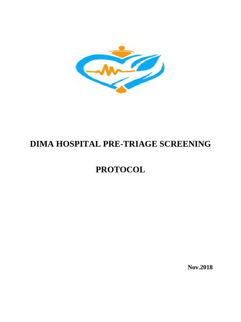 Pre Triage Protocol | PDF | Tuberculosis | Human Diseases And Disorders
