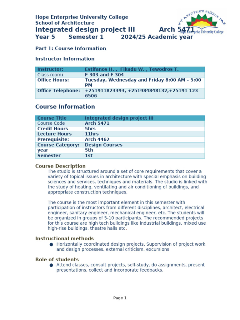 Integrated Design III | PDF