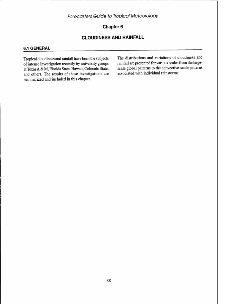 CLOUDINESS AND RAINFALL | PDF | Rain | Tropical Cyclones