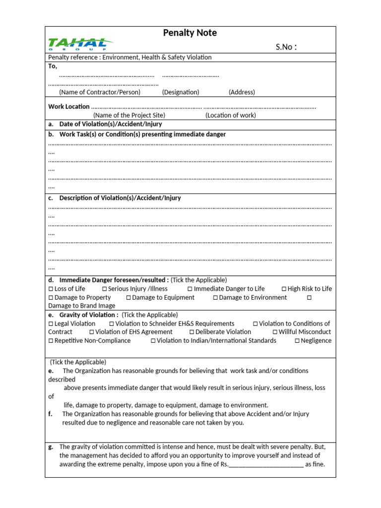 Penalty Note | PDF | Common Law | Justice