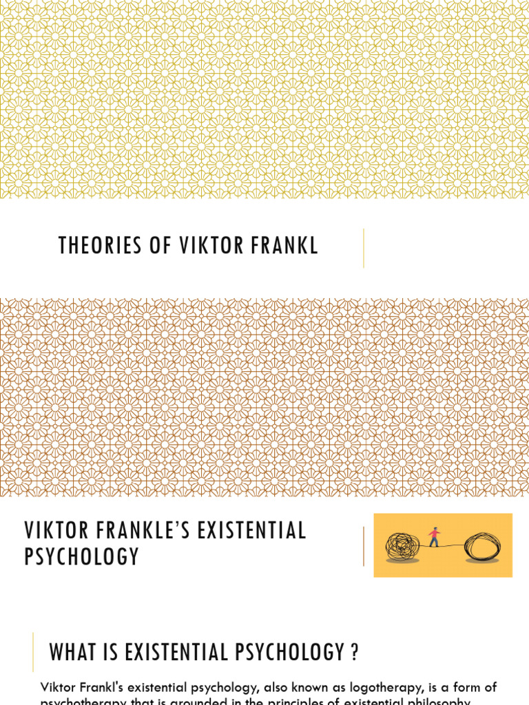 Viktor Frankle | PDF | Psychology | Psychological Concepts