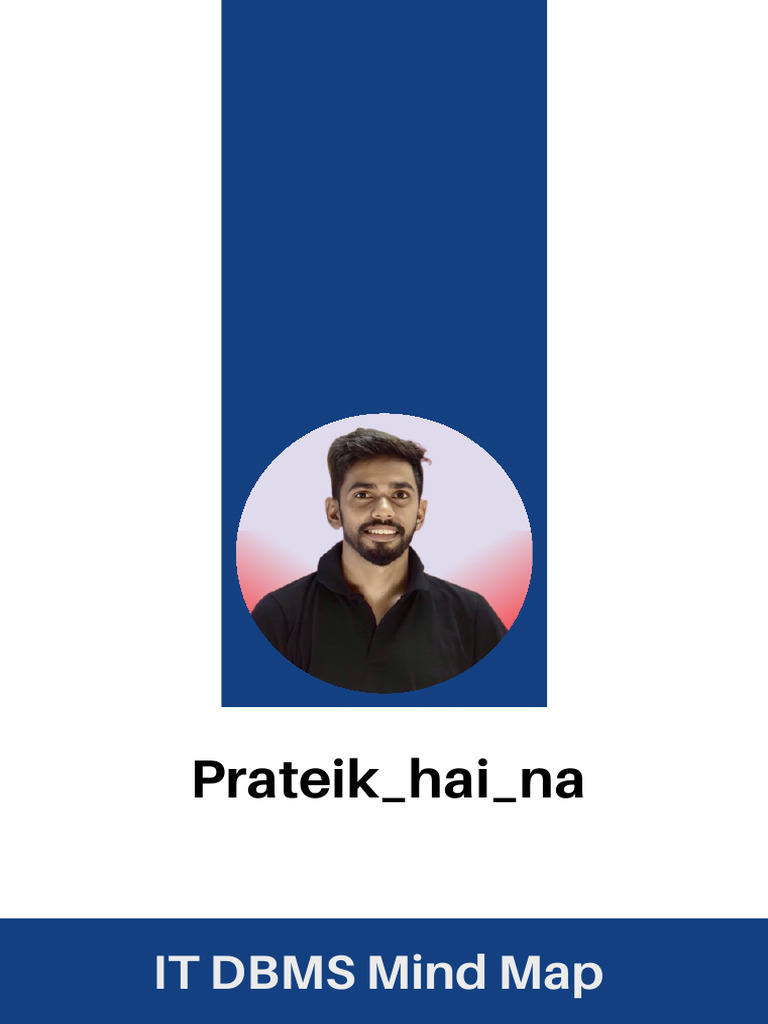 IT DBMS Mind Map - Prateiksir | PDF