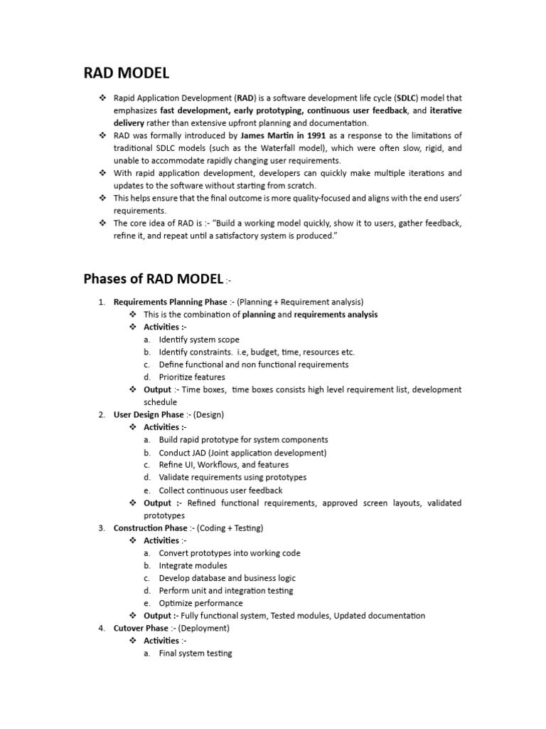 9. RAD & 4GT | PDF | Software Development | Information Technology ...