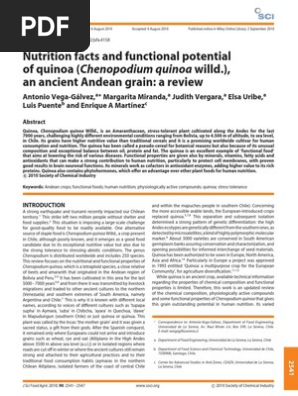 Nutritional Benefits of Quinoa | PDF | Quinoa | Antioxidant