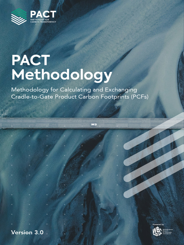 PACT Methodology PCF v3.0 | PDF | Carbon Footprint | Life Cycle Assessment