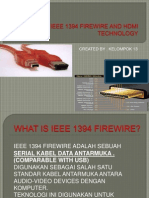 Standard Ieee 1394 Firewire and Hdmi