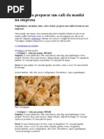 Download Dicas para preparar um caf da manh na empresa by Antonio Carlos Talassuh SN100972964 doc pdf