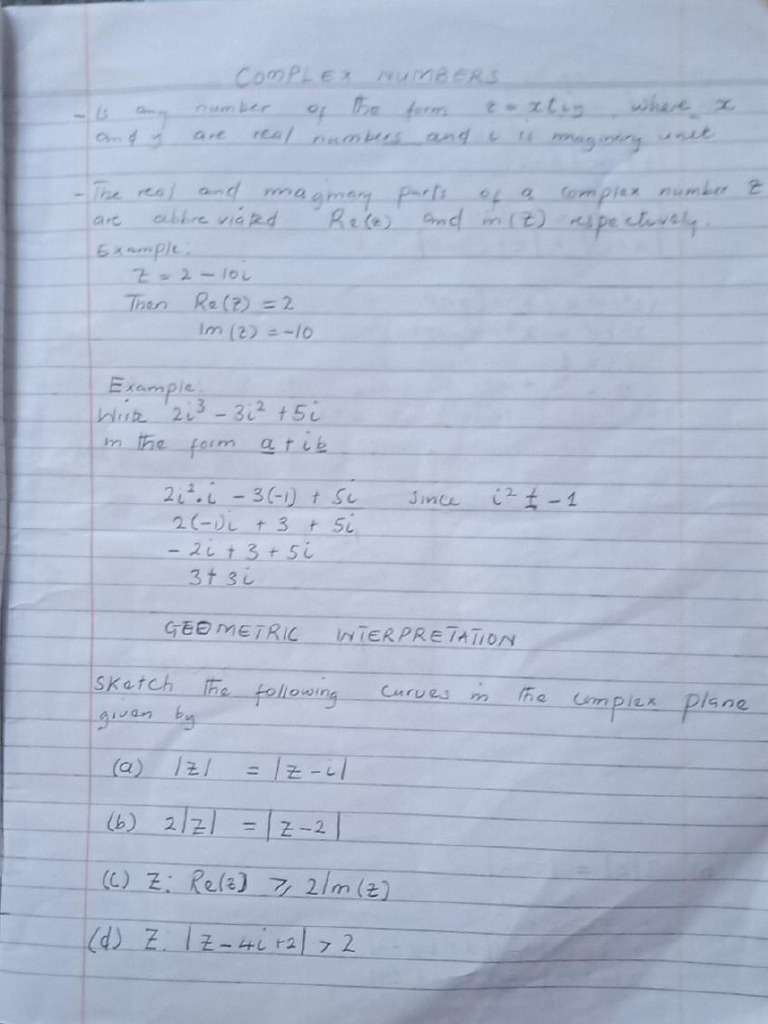 Complex Analysis Notes | PDF