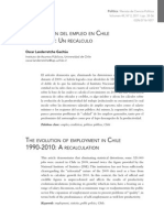 La Evolución Del Empleo en Chile 1990-2010 Un Recalculo